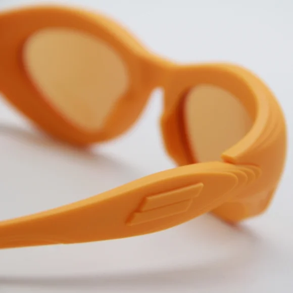 NEW BV1162S 004 BOTTEGA VENETA ORANGE UNISEX  SUNGLASSES - Picture 10 of 13